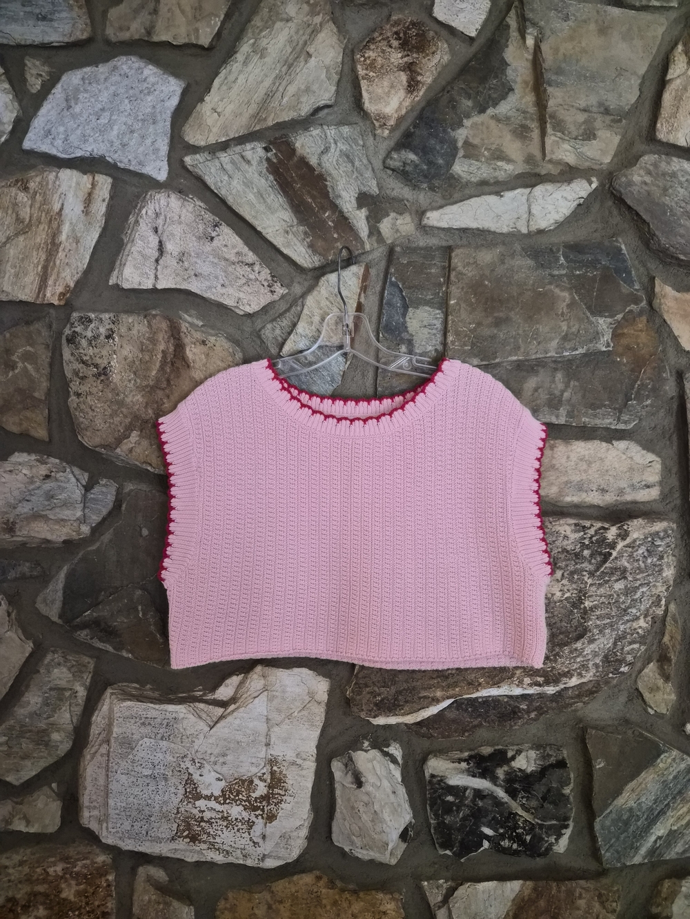 Cropped Sweater Tank Size S/M